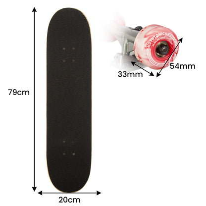 Kryptonics 31 Star Series Maple Skateboard - Ideal beginner board for kids at home.