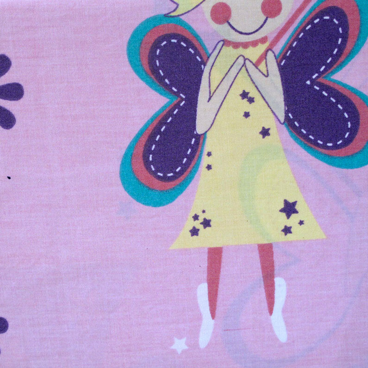 Kids fairy princess quilt cover set for magical bedrooms, enchanting design for cozy sleepovers.