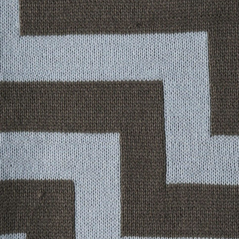Colorful Chevron Kids Throw Blanket in Coffee for cozy and playful room decor.