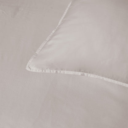 Bamboo Cotton Single Quilt Cover Set in Accessorize Stone, 400TC, perfect for kids bedrooms.