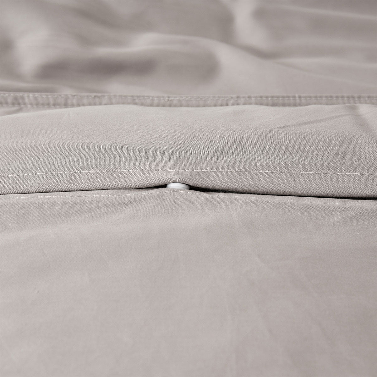 Soft and durable Bamboo Cotton Quilt Cover Set in Stone color for childrens bedding.
