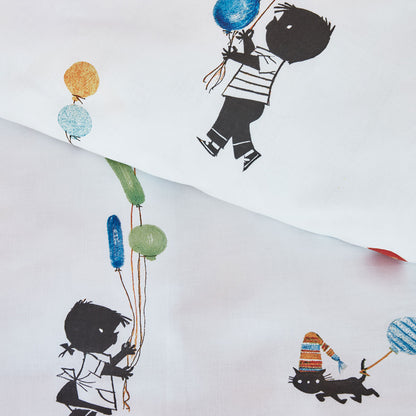 Fiep Westendorp Jip & Janneke Single Quilt Cover Set for Kids - Fun, colorful design.