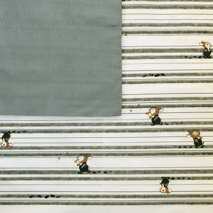 Jelly Bean Kids Logan Denim Striped Quilt Cover Set Double for cozy kids bedrooms.