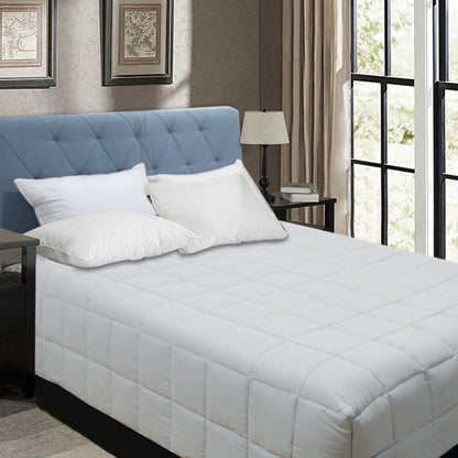 Shangri La Kids Bamboo Microfiber Quilt in Silver - Soft, durable, hypoallergenic bedding for children