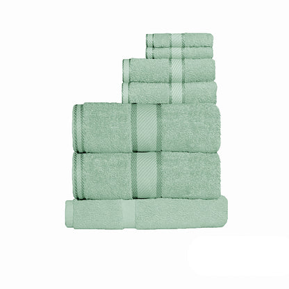 7-piece Frost Color soft cotton towel set designed for kids home use.