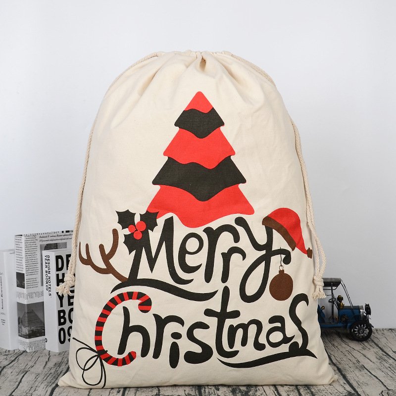 Customized Christmas Santa Sack for Kids, 50x70cm | Festive, personalized gift bag for children.