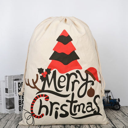 Customized Christmas Santa Sack for Kids, 50x70cm | Festive, personalized gift bag for children.