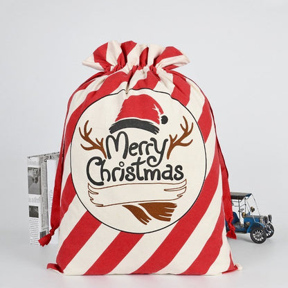 Personalized Jumbo Santa Sack for kids, perfect for festive Christmas gift-giving at home.
