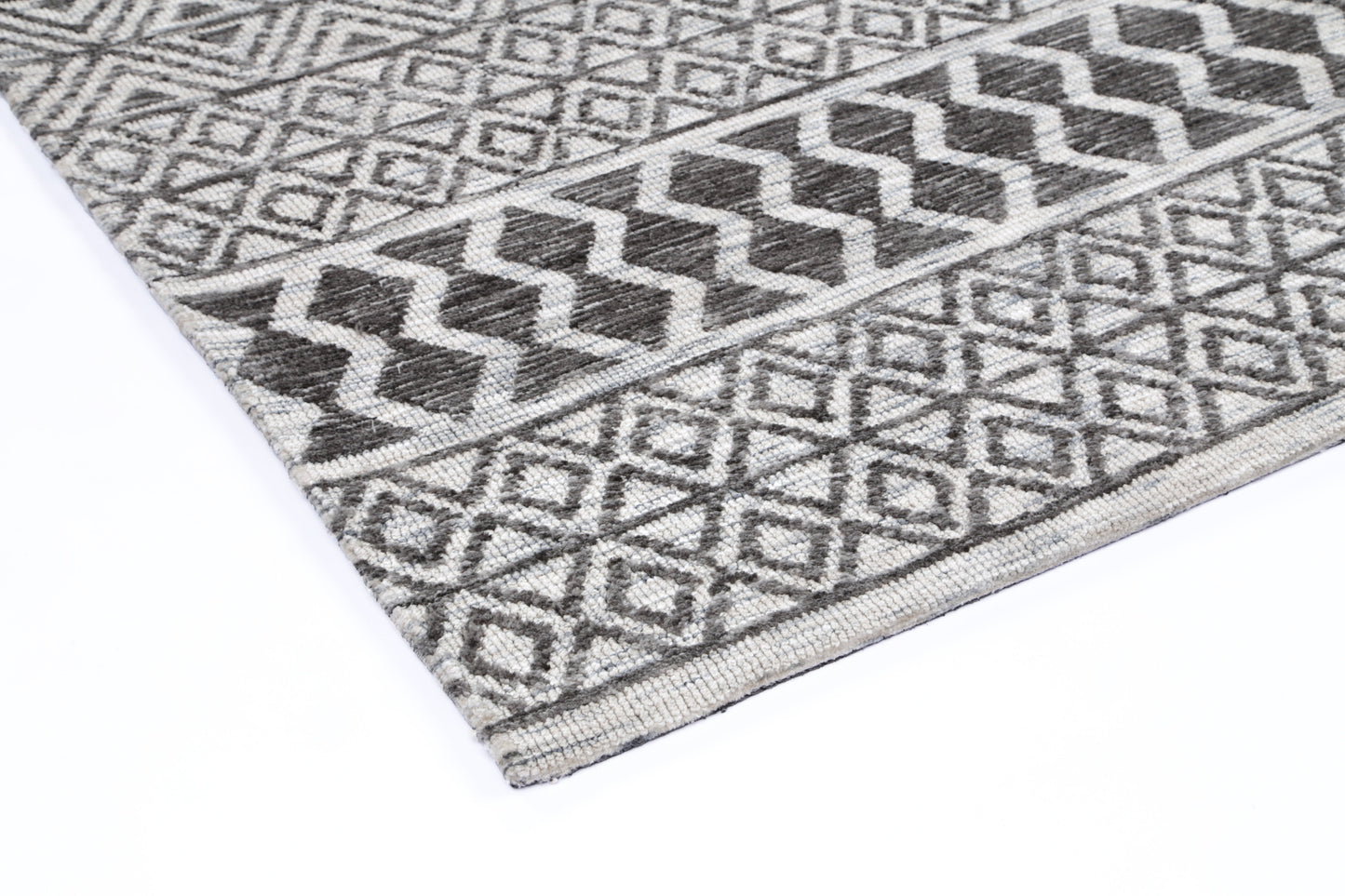 Grey Geometric Kids Rug 160x230cm, ideal for playful and stylish childrens rooms decor.