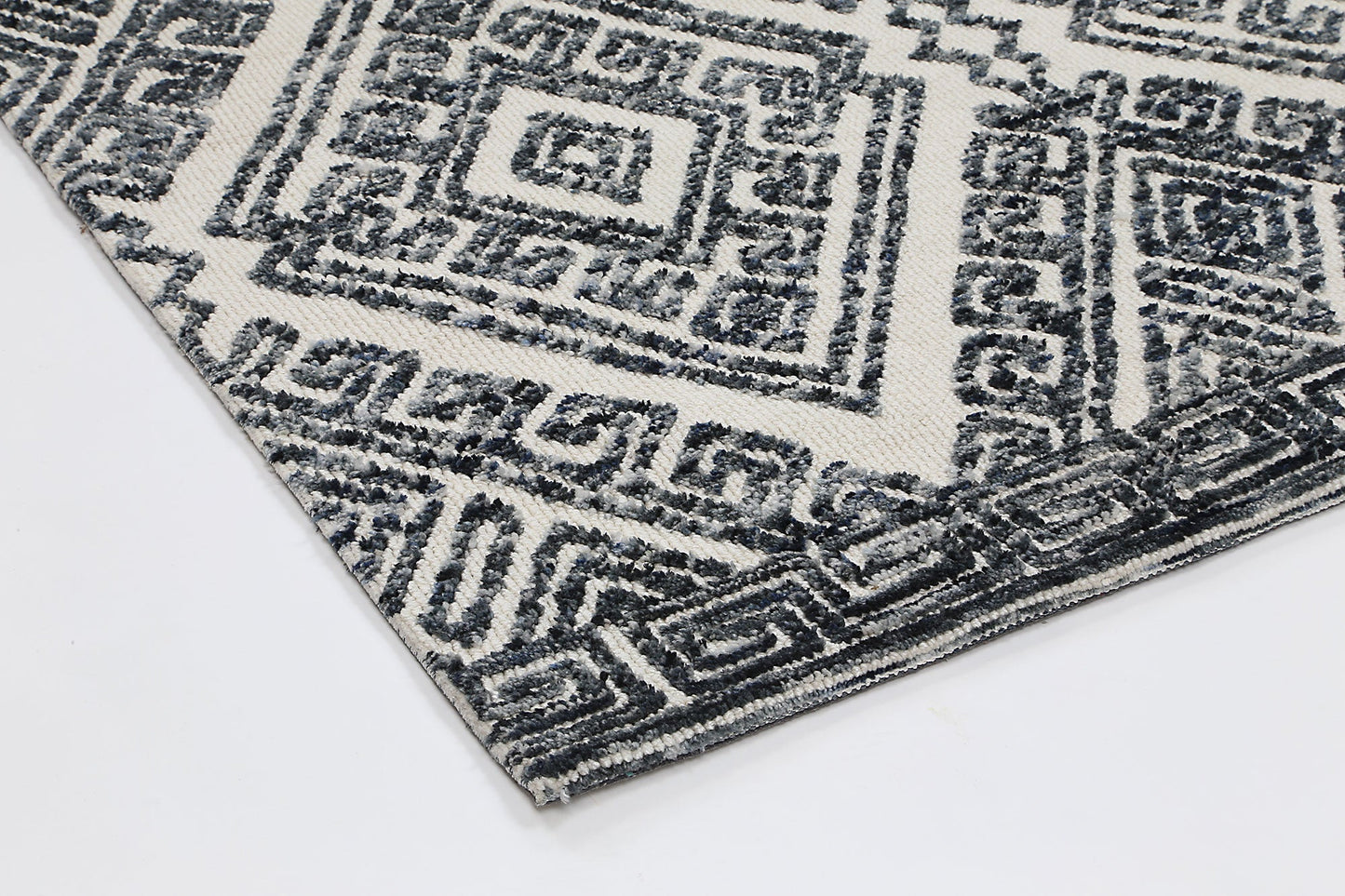 Amritsar Glenfalls Anthracite Tribal Rug | Vibrant 160x230cm kids room decor with playful design.