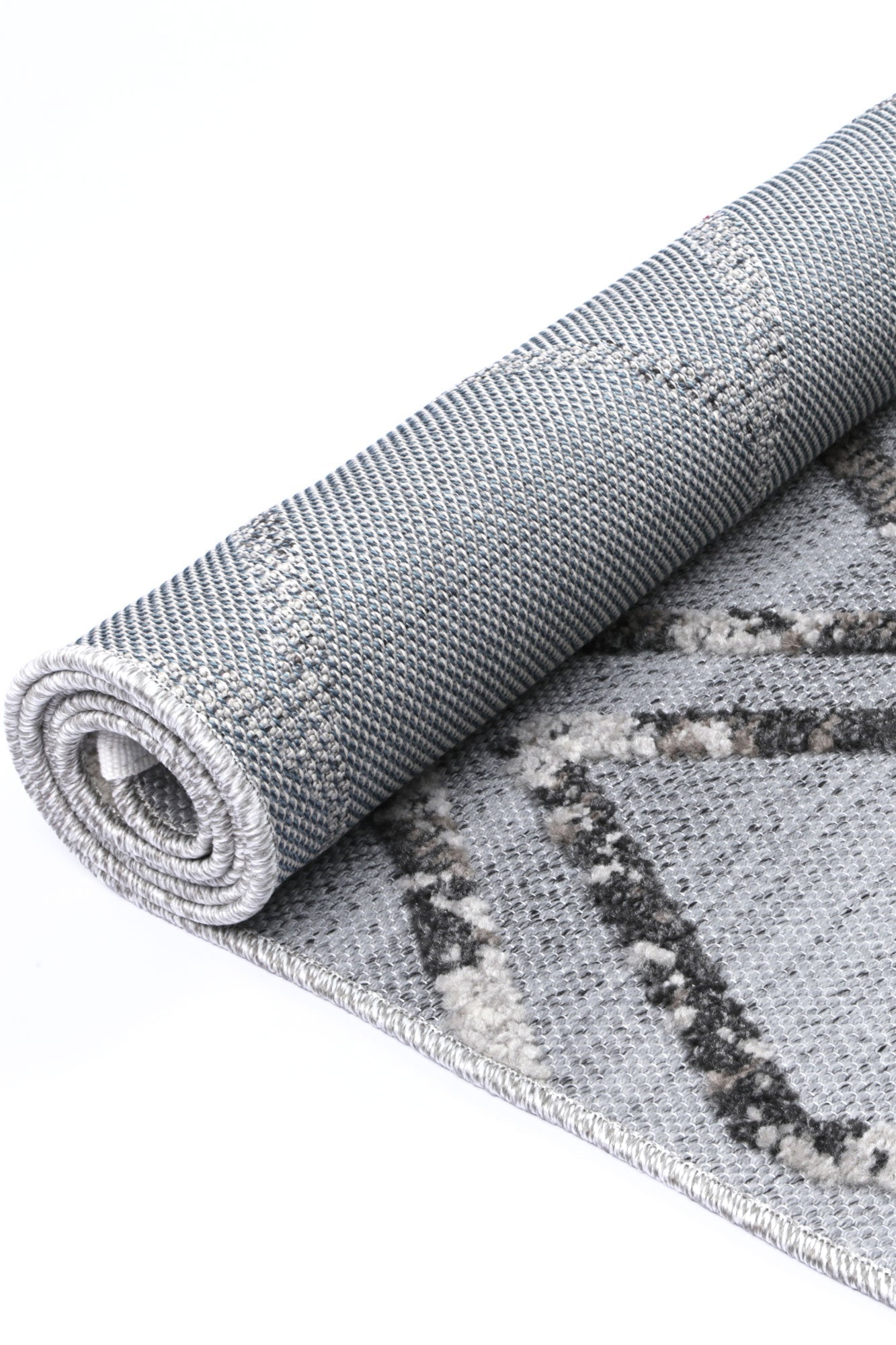 Grey Anthracite Tribal Geometric Rug - Ares Collection, 160x230cm, perfect for kids playrooms.