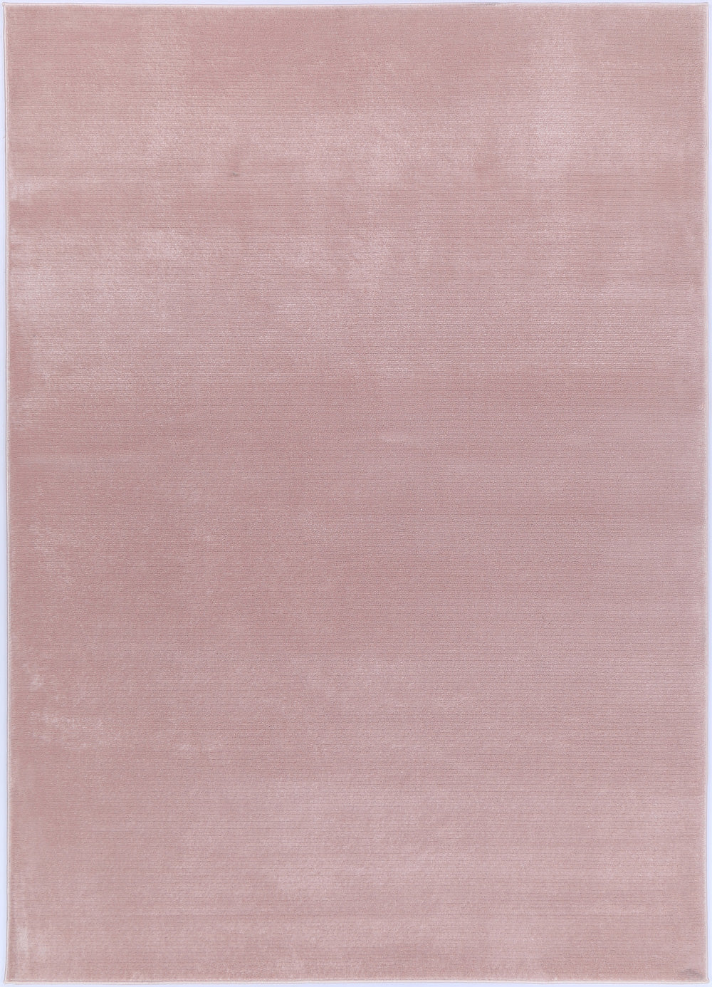 Soft and cozy blush pink area rug, 160x230cm, ideal for childrens bedroom or playroom.