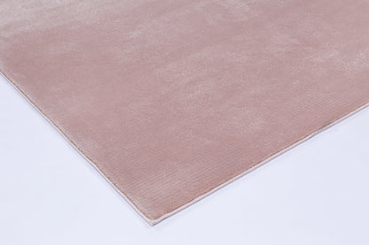 Brandon Solid Plush Area Rug in Blush Pink, 160x230cm - Soft, cozy rug for kids.