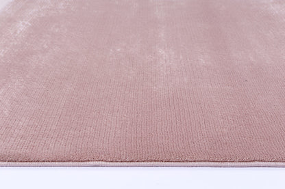 Soft blush plush rug for childrens rooms, measuring 200x290cm - cozy, playful, stylish decor.