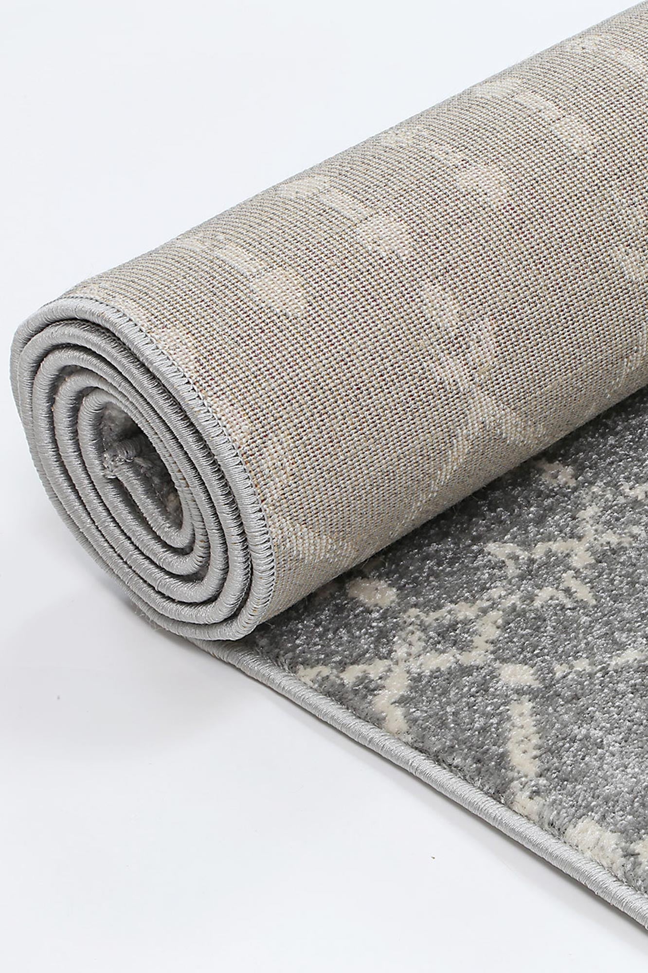 Delicate grey ivory rug for kids rooms, 160x230cm, perfect mix of style and comfort.