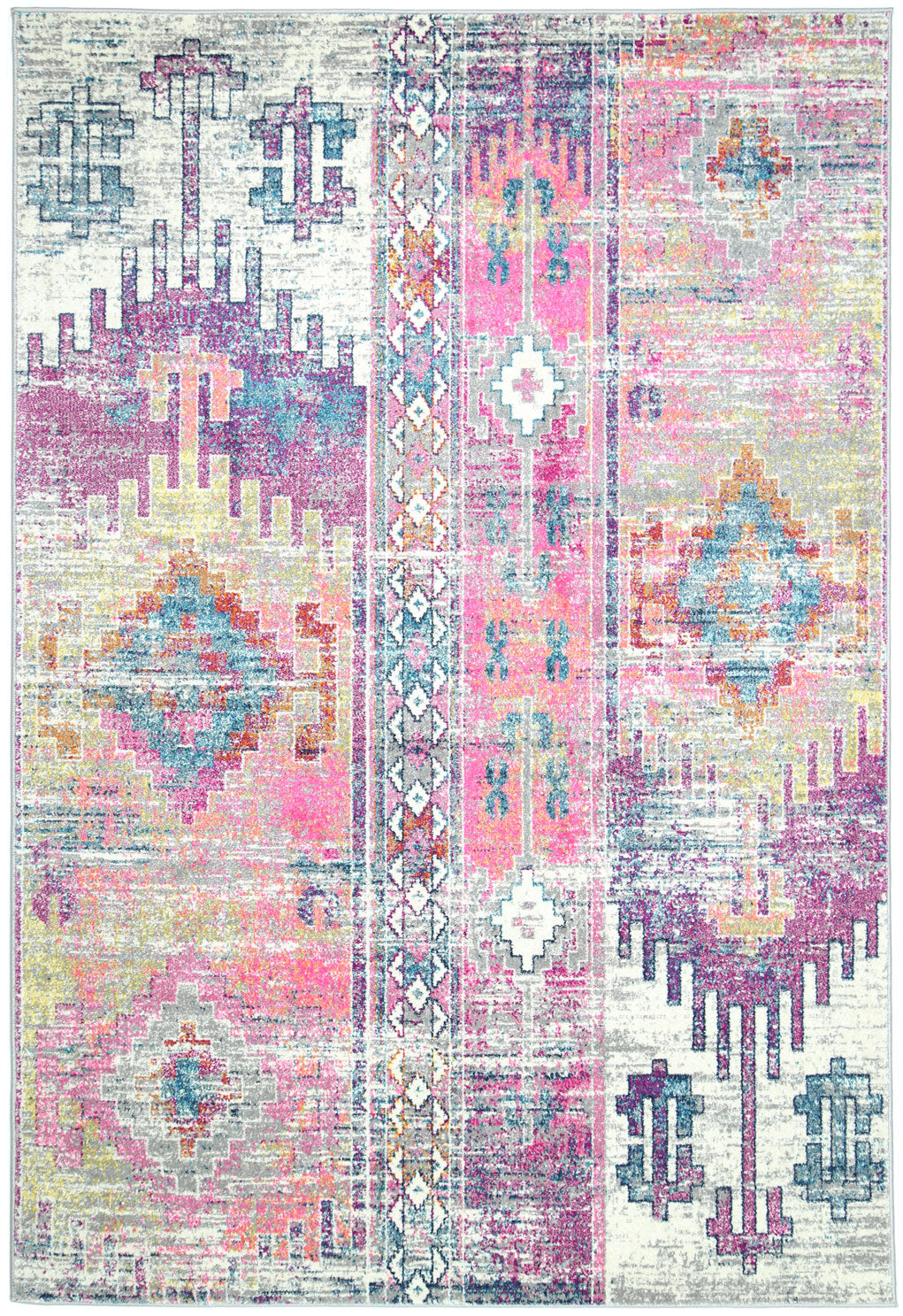 Vintage-inspired delicate area rug for kids rooms - 160x230cm size, charming design.