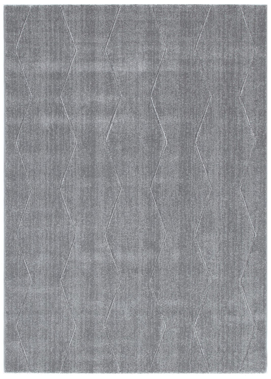 Denver Grey Ivory Kids Rug | Soft plush pile & hand-carved design â€“ perfect for playtime comfort.