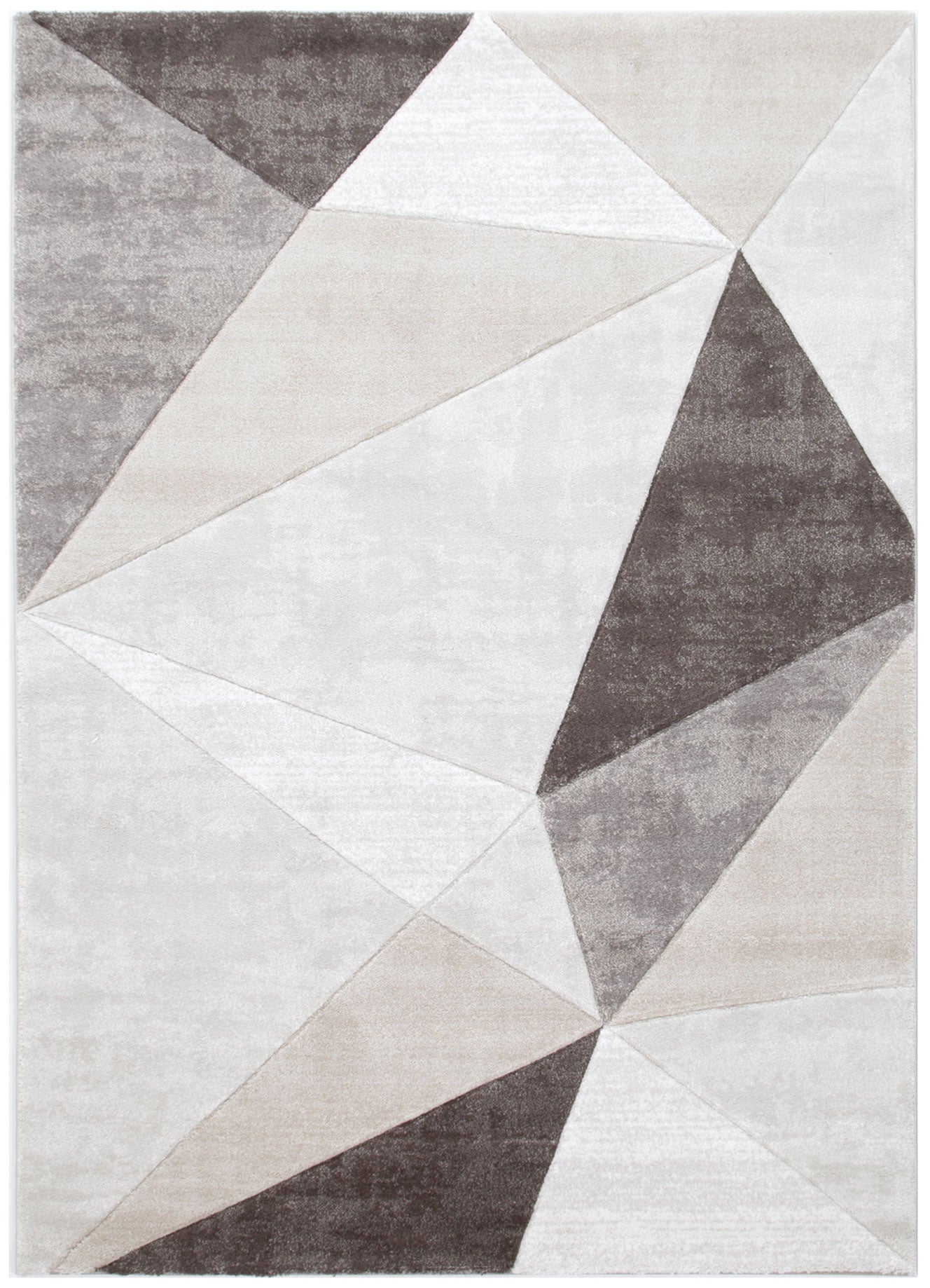 Denver Ivory Brown Area Rug 160x230cm, perfect for kids room with playful pattern.