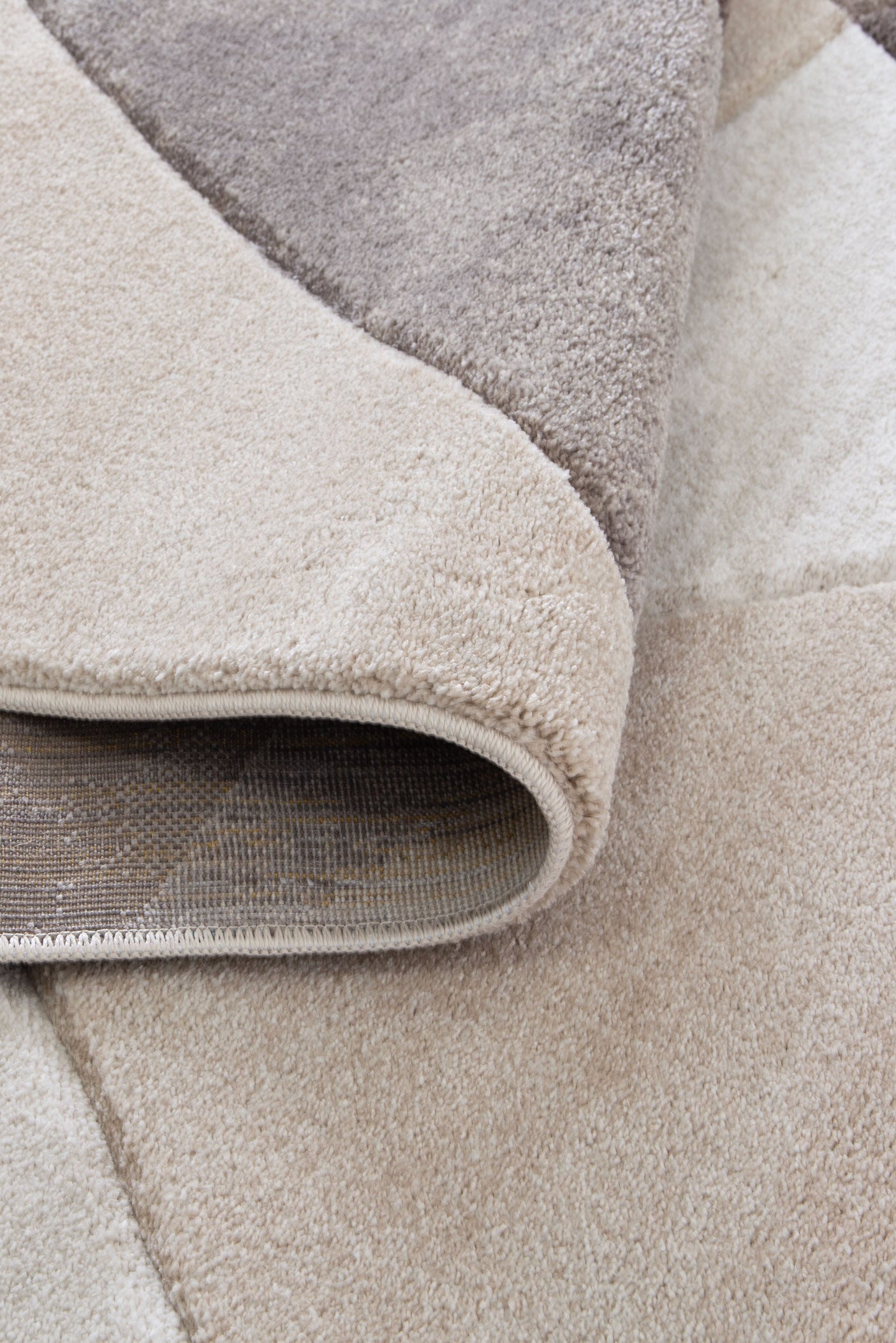 Denver Ivory Brown Patterned Area Rug 160x230cm, ideal for cozy, playful childrens rooms with durable design.