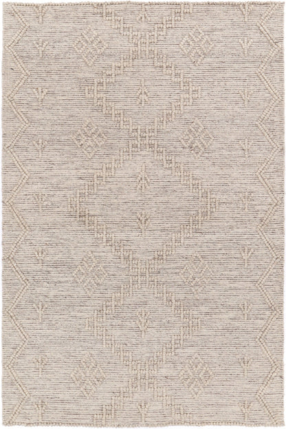 Goa D5 ASH Tribal Geometric Wool Blend Rug, 160x230cm, perfect for childrens playroom decor.