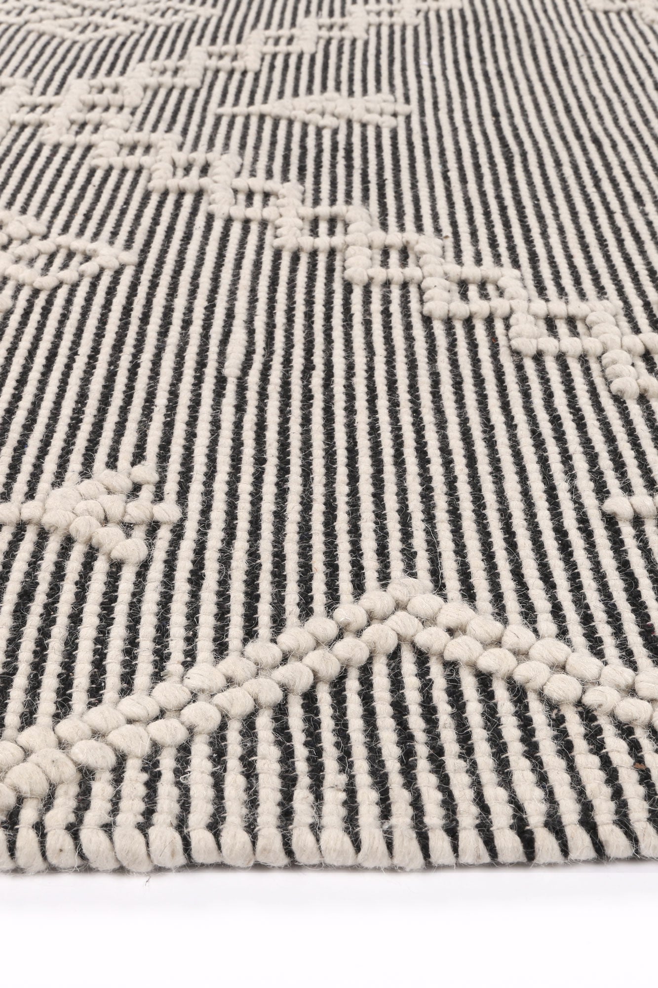 Colorful Goa Cream Tribal Wool Blend Rug 200x290cm - perfect for kids room decor.