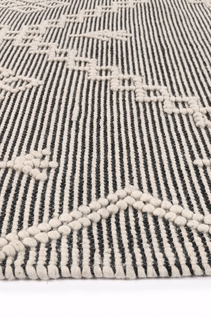 Colorful Goa Cream Tribal Wool Blend Rug 200x290cm - perfect for kids room decor.
