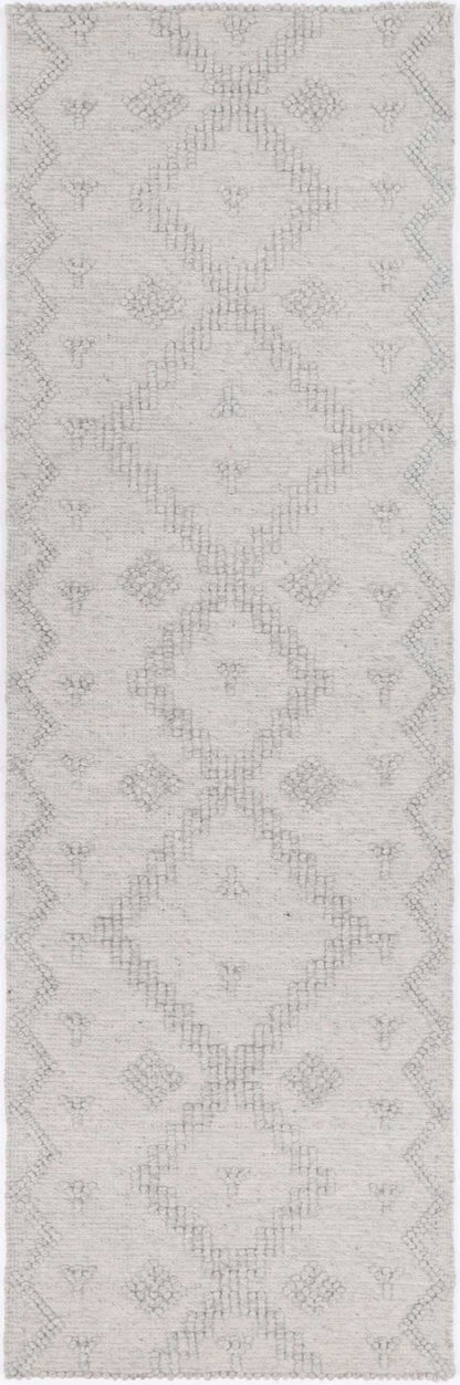Kids grey geometric tribal area rug, 300x400, wool blend - perfect for childrens playrooms.