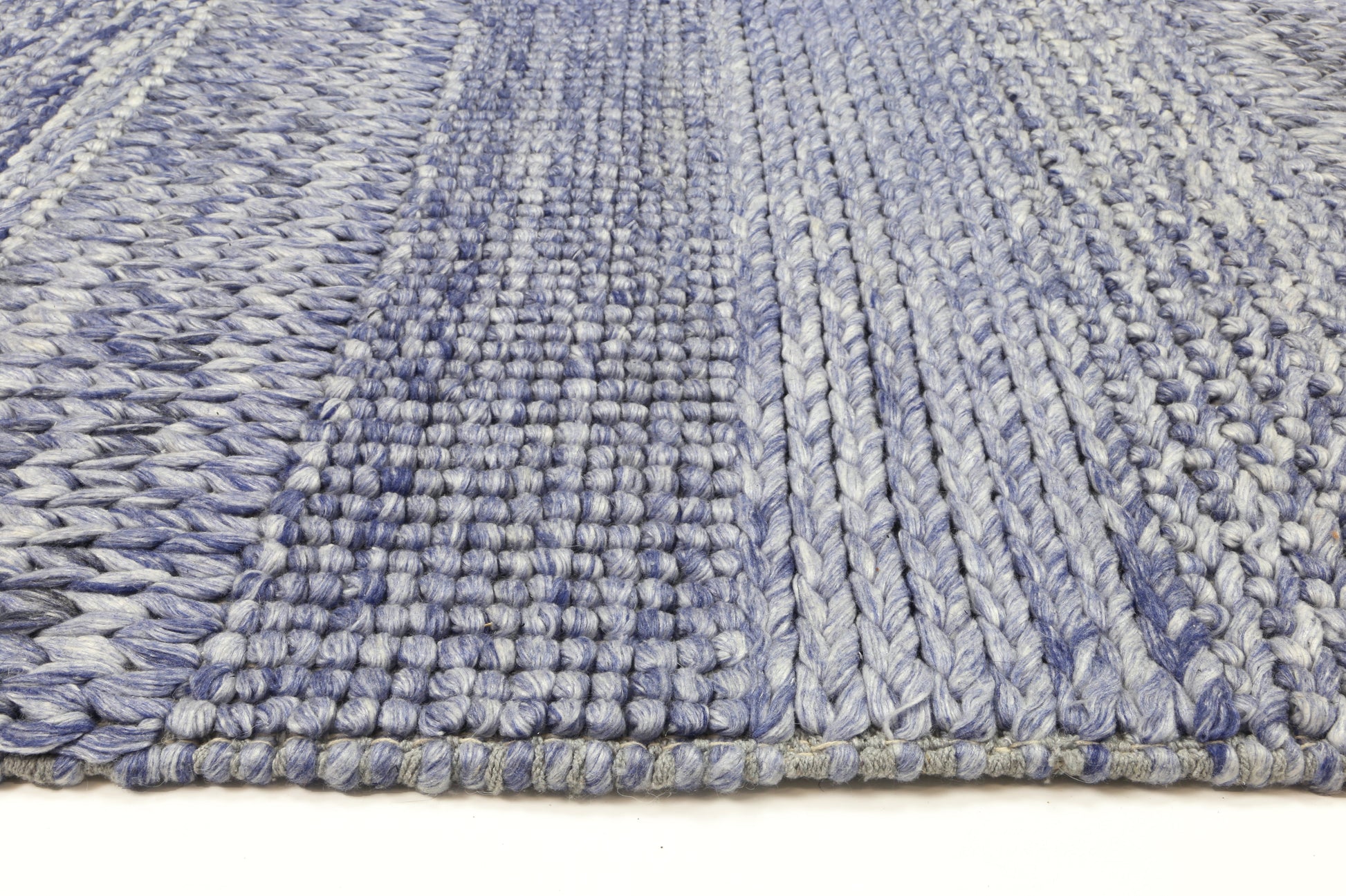 Harlow Grace Blue Tribal Rug for Kids Room | Soft wool blend, 160x230cm, adds playful charm.