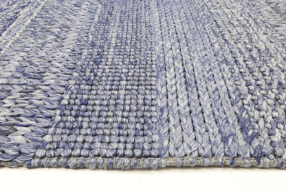 Harlow Grace Blue Tribal Rug for Kids Room | Soft wool blend, 160x230cm, adds playful charm.