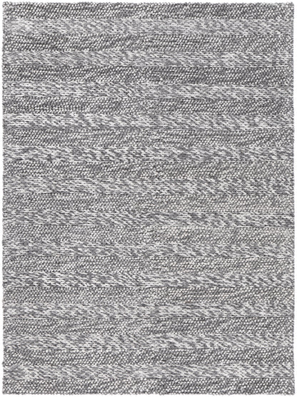 Harlow Wool Blend Tribal Rug in Charcoal Gray, 160x230cm, perfect for kids room decor.