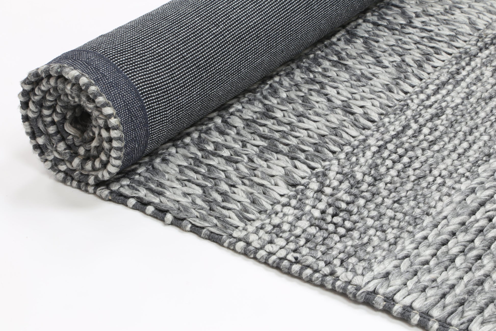Harlow Grace Charcoal tribal rug, 200x290cm, ideal for childrens room, wool blend, unique design.