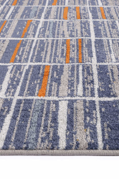 Inca Tribal Black Area Rug 160x230cm - Turkish machine-made rug for kid-friendly spaces.