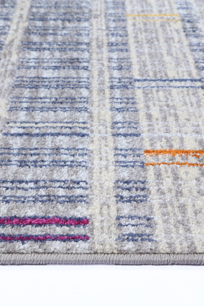Inca Grey Geometric Tribal Rug 160x230cm, perfect for adding playful style to kids rooms.