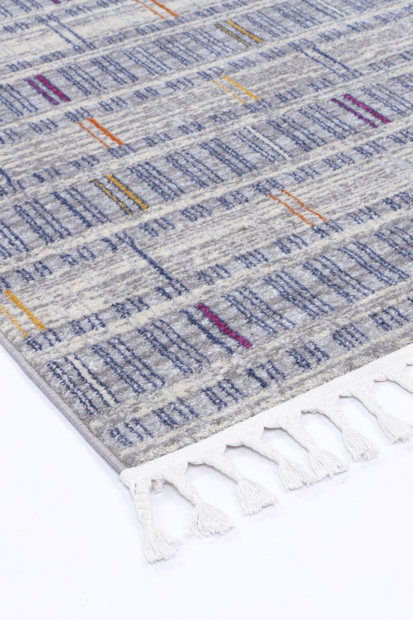 Inca Grey Geometric Tribal Rug, 160x230cm, ideal for adding kid-friendly charm to rooms.