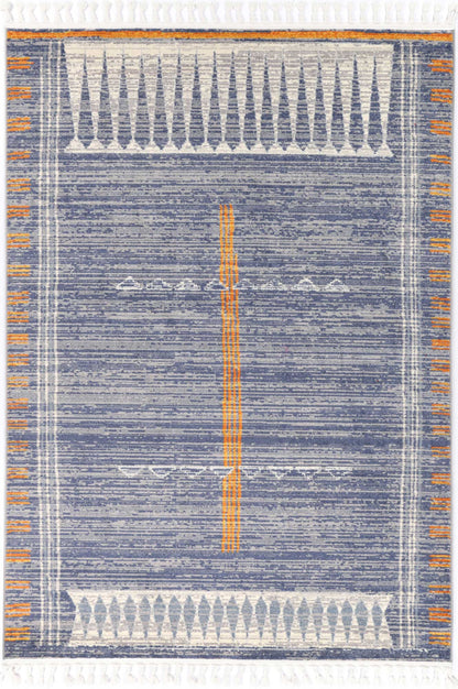 Inca tribal black rug with geometric pattern, 200x290cm, ideal for childrens bedroom decor.