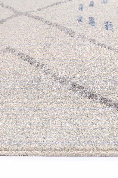 Inca Tribal Grey Area Rug, 200x290 cm, perfect for adding style to kids playrooms.