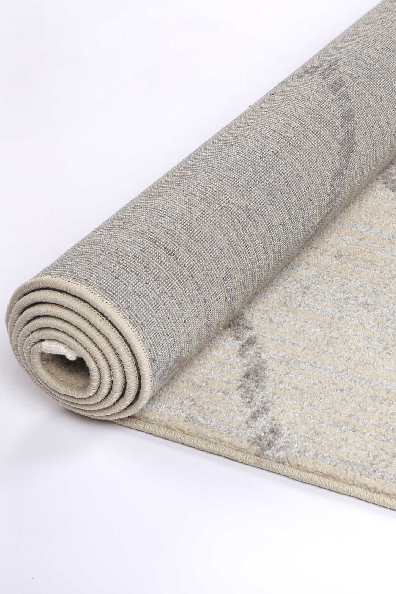Inca Tribal Grey Area Rug, 200x290 cm for childrens play area or bedroom decor.