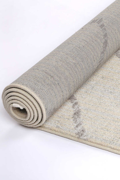 Inca Tribal Grey Area Rug, 200x290 cm for childrens play area or bedroom decor.
