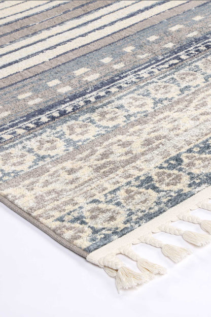 Inca Tribal Mustard Rug 200x290 featuring colorful geometric patterns for vibrant childrens playrooms.