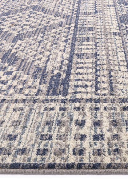 Grey tribal area rug, 240x330cm, ideal for cozy play spaces in kids rooms.
