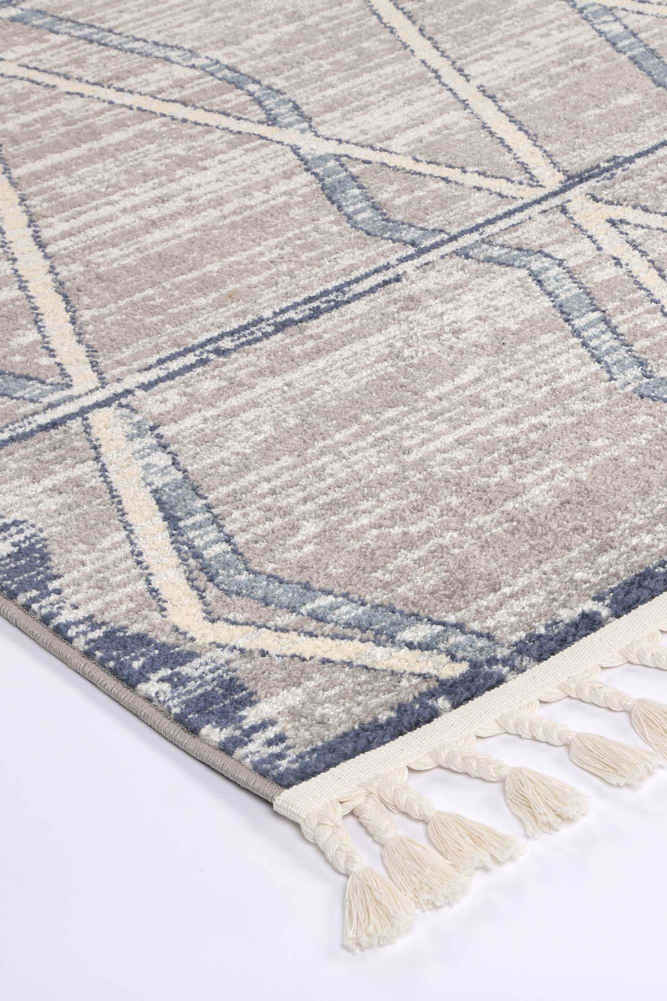 Inca Grey Tribal Pattern Area Rug 240x330cm | Stylish design for childrens room dÃ©cor.