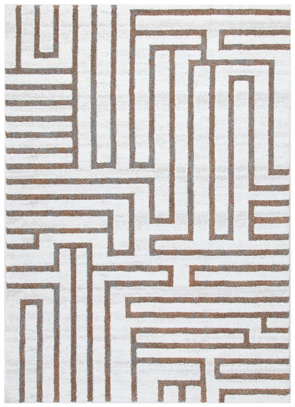 Soft and plush 2cm thick polyester rug measuring 160x230cm for cozy childrens bedroom decor.