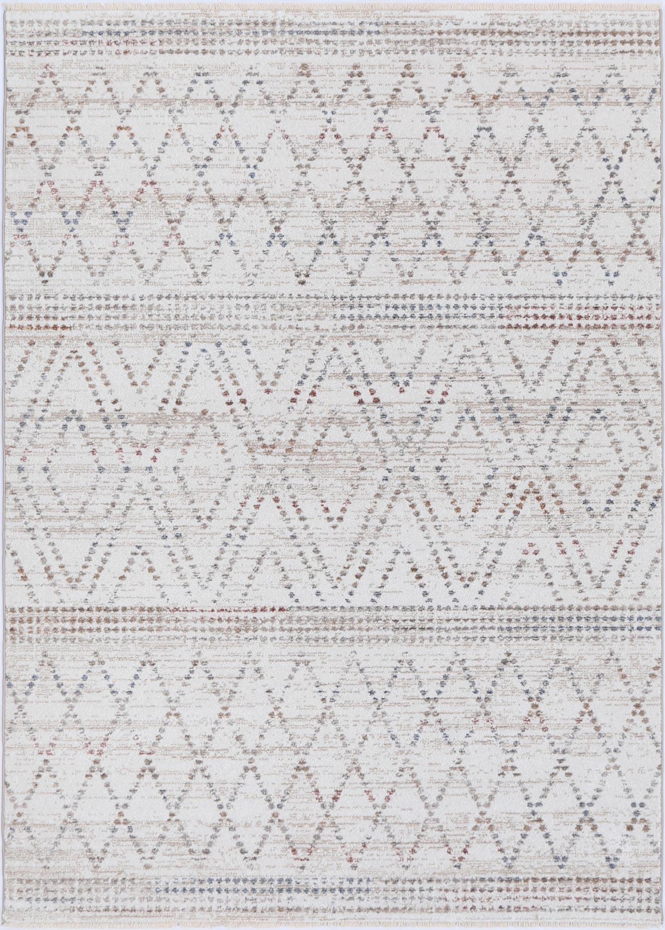 Colorful Maryland Abstract Area Rug adds fun and warmth to kids room decor.