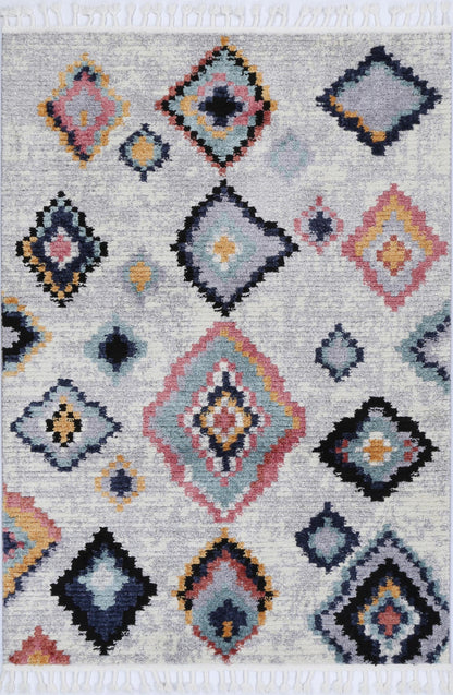 Soft plush Moda shag rug in Morocco style, 160x230cm, perfect for cozy kids spaces.