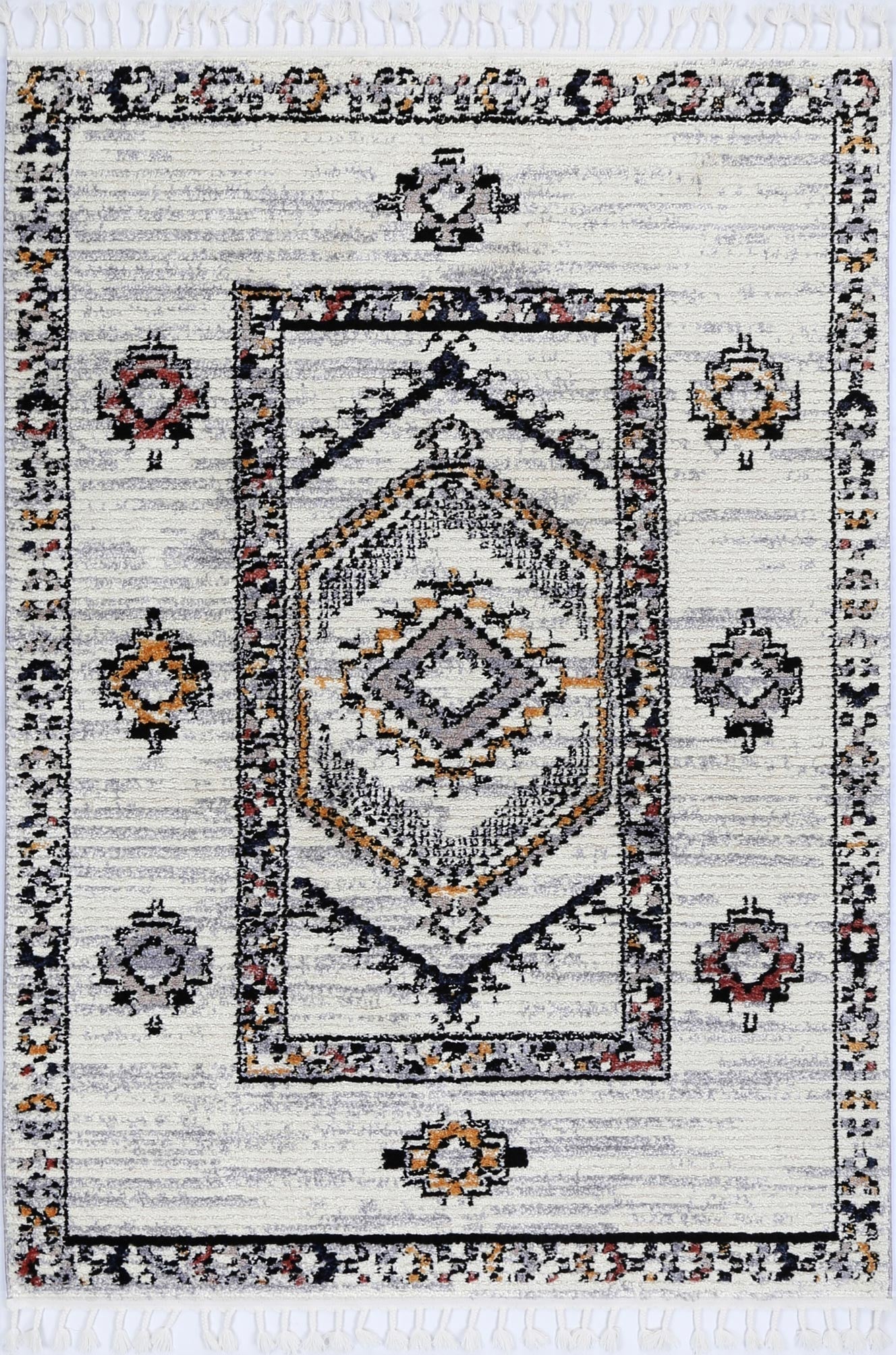 Moda Morocco Plush Shag Area Rug, vibrant colors, soft texture for kids rooms 200x290cm.