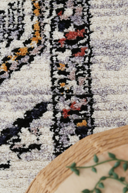 Morocco Plush Shag Area Rug, 200x290cm, ideal for kids rooms, cozy, soft, playful design.