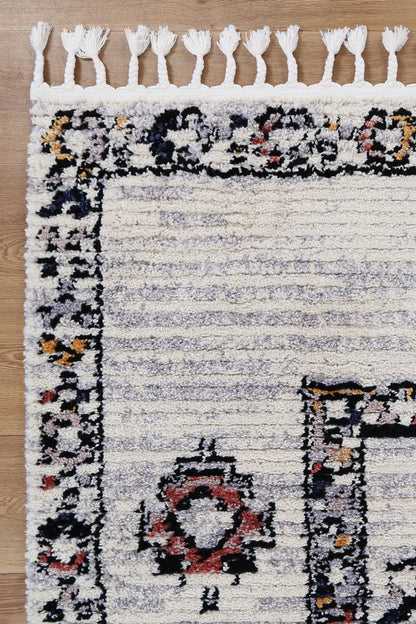 Soft and playful Moda Morocco Shag Rug, perfect for kids rooms, 200x290cm.