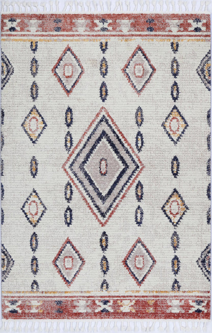 Soft and cozy 200x290cm plush Moda Morocco shag rug for kids room decor.