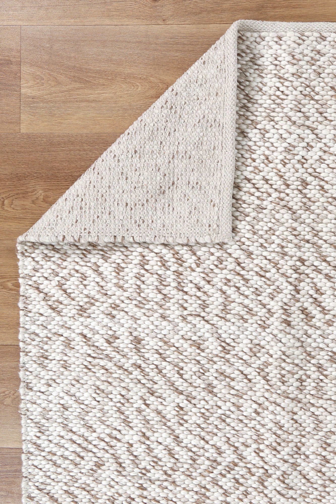 Tangier Beige Wool Blend Hand-Braided Rug 160x230cm, perfect cozy addition for kids playroom.