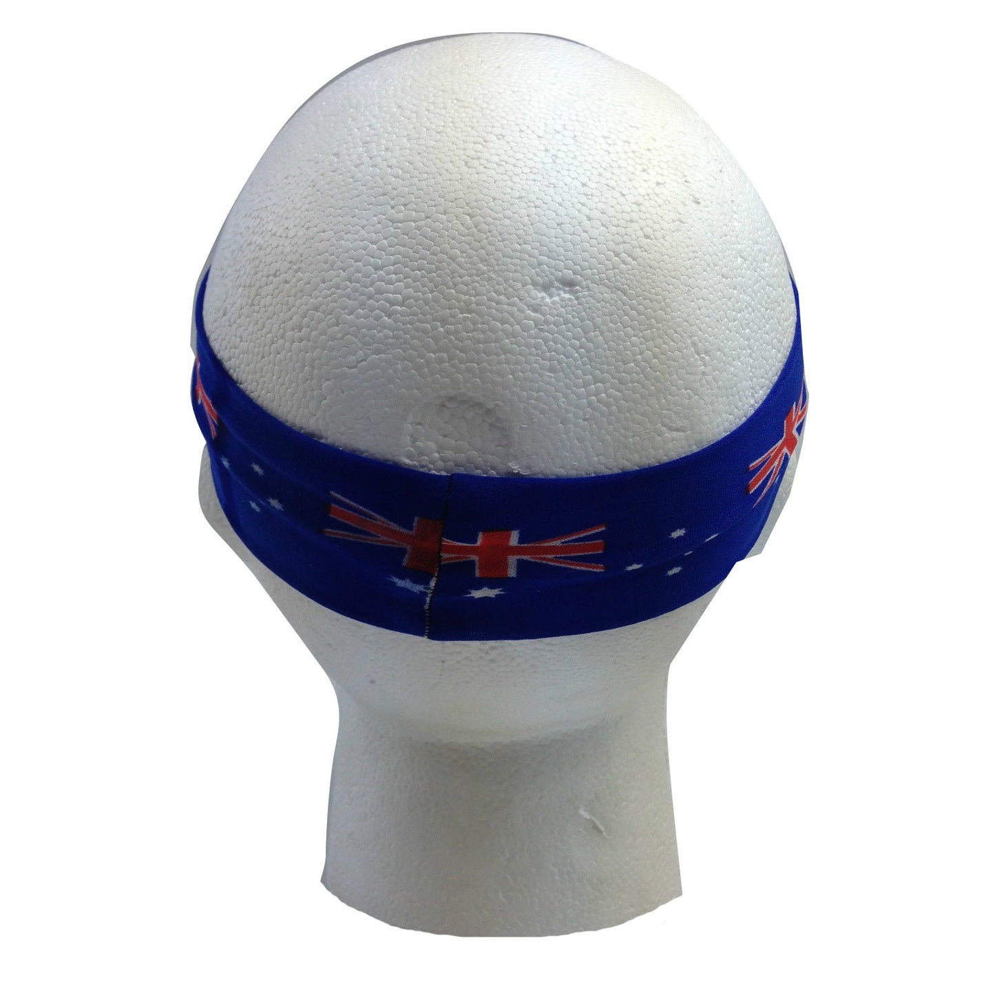 Blue Aussie flag headband for Australia Day costume, perfect for childrens celebrations at home.